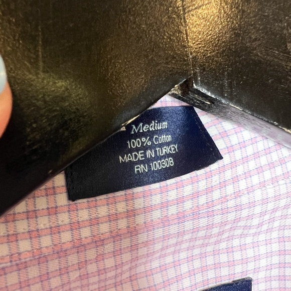 Peter Millar Shirt Button Up Flex Finish Long Sleeve - Picture 4 of 5